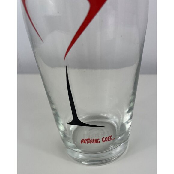 Kahlua Cocktail Shaker Glass With Black Plastic Lid & Martini Design - Picture 3 of 10